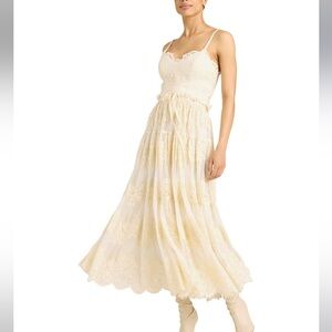 NWT Cinq à Sept Lana Lace Midi Dress